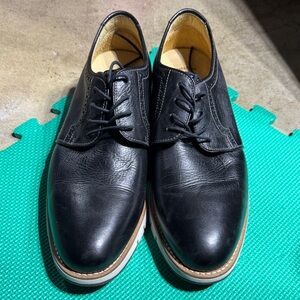 J&M Classic Black Leather Men's Shoes